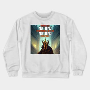 Goat Simulator People Say Nothing is impossible but I Do Nothing Every Day Crewneck Sweatshirt